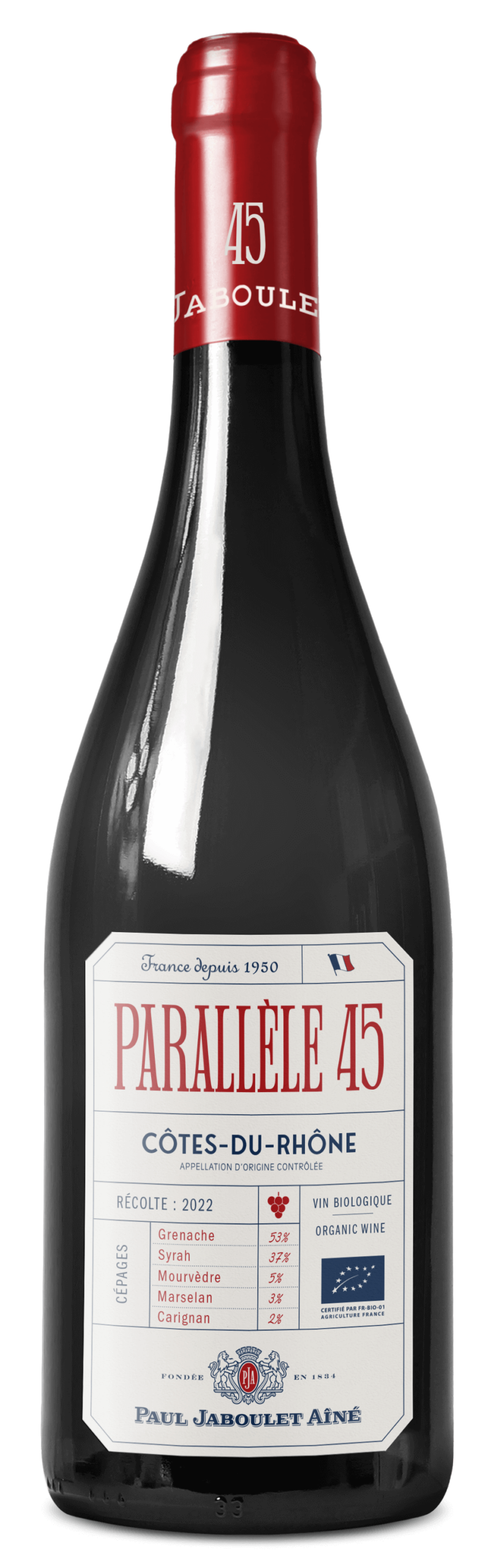 Paul Jaboulet Aine Cotes du Rhone Parallele 45 Rouge