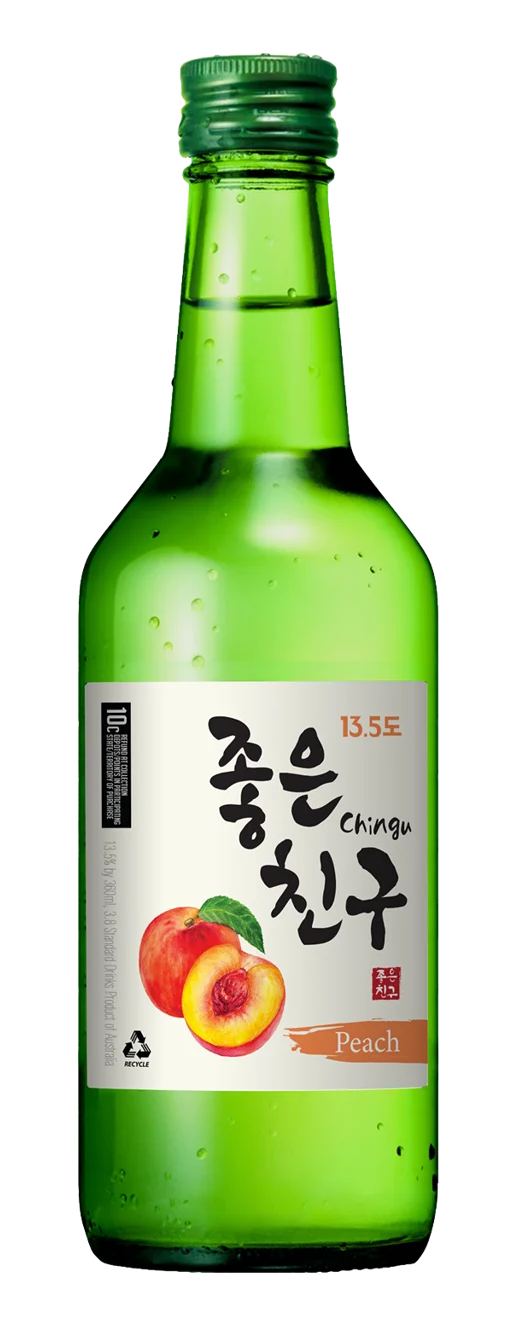 Chingu Peach Soju 360mL
