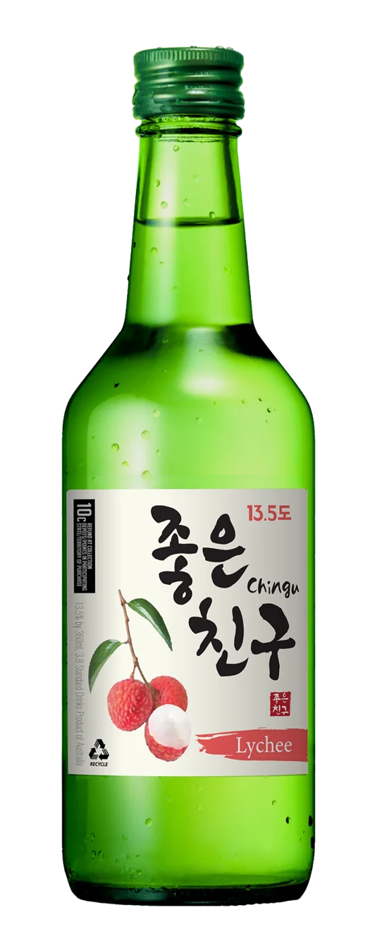 Chingu Lychee Soju 360mL
