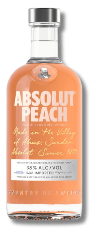 Absolut Peach Vodka 700mL